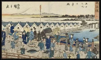 Картина Нихонбаси (1850) (Nihonbashi)