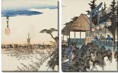 Картина Дарохранительница (1830-1840) (Myōjin Shrine, Higashizaka, Kanda)