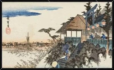 Картина Дарохранительница (1830-1840) (Myōjin Shrine, Higashizaka, Kanda)