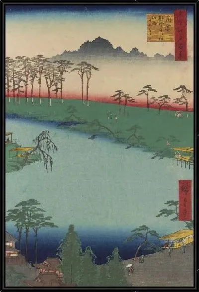 Картина Кумано (Meisho Edo Hyakkei - Kumano Juni Sha)