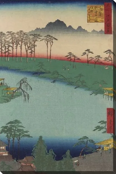 Картина Кумано (Meisho Edo Hyakkei - Kumano Juni Sha)