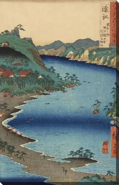 Картина Место (Print from the series "Famous Places in the Sixty Provinces")