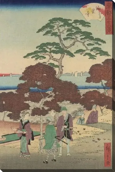 Картина Тото Санджуроке (Toto Sanjurokkei-Kairakuji Momiji)