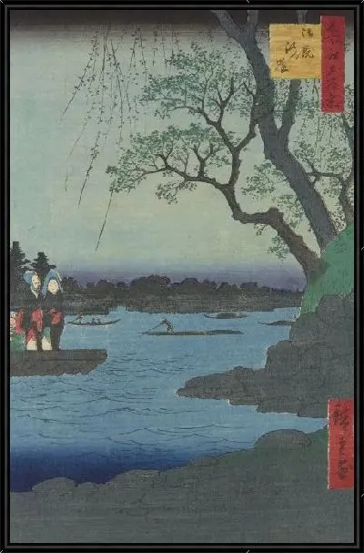 Картина Умаягаши (Meisho Edo Hyakkei-On Umayagashi)