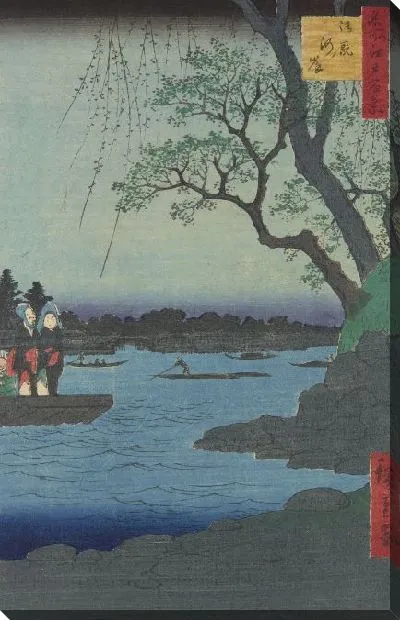 Картина Умаягаши (Meisho Edo Hyakkei-On Umayagashi)