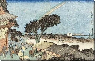 Картина Сиба (1830-1840) (Atago Hill Shiba)