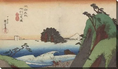 Картина Хонтё Мейшо (Honcho Meisho-Soshu Shichiri-G-Hama)