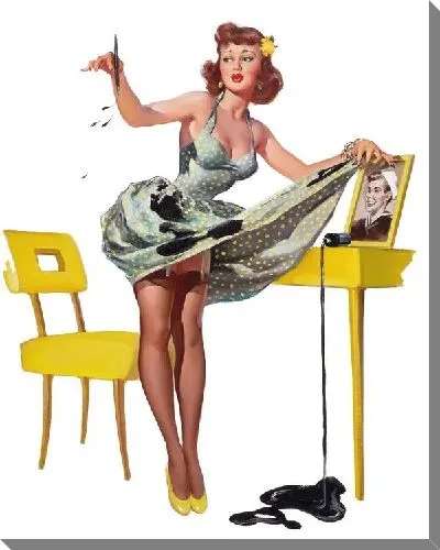 Картина маслом Девушка пролившая чернила