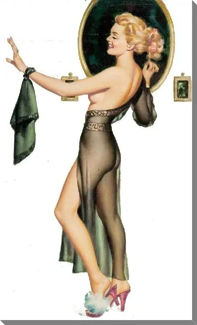 Картина маслом Девушка любуется кольцом на руке