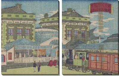 Картина Станция Симбаси (Shinbashi Station)