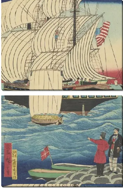Картина Американский парусный корабль (American Sailing Ship)