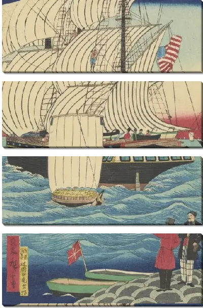 Картина Американский парусный корабль (American Sailing Ship)