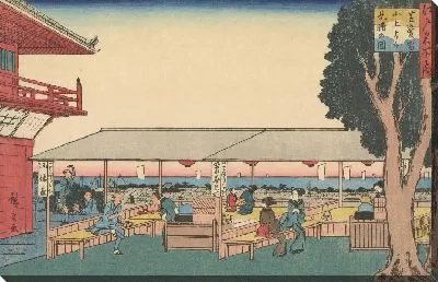 Картина Шиба Атагосанчо (Shiba Atagosancho yori miharasu no zu, from the series, Edo meisho no uchi)