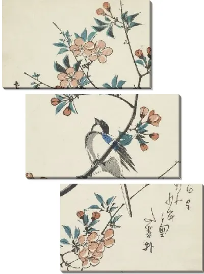 Картина Арония и горный воробей (1797-1858) (Aronia and mountain sparrow)