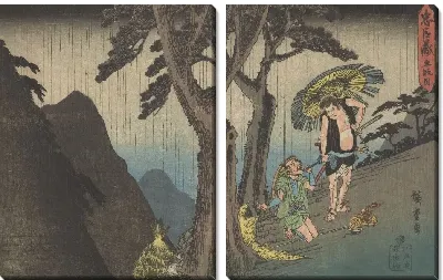 Картина Чушингура (Chushingura godanme)