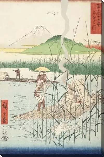 Картина Река Сосю (1858) (Sagami River)