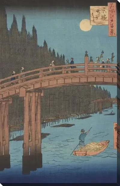 Картина Такахаши (Kyobashi Takegashi, from the series, One Hundred Famous Views of Edo)