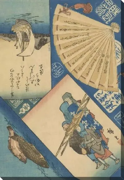 Картина Забава (Fan and prints)