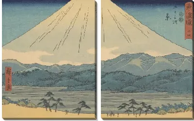 Картина Хара (Hara, from the series, Fifty-three Stations along the Tokaido)