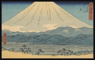 Картина Хара (Hara, from the series, Fifty-three Stations along the Tokaido)