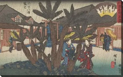 Картина Хатиман (Fukagawa hachiman keidai, from the series Edo komeikaitei zukushi)