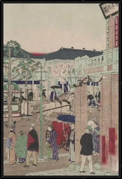 Картина Уличная сцена (1881) (Street Scene)