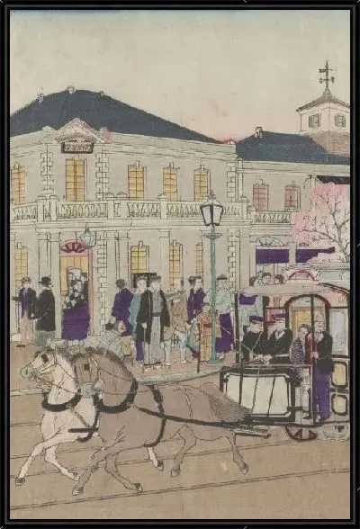 Картина Уличная сцена (1881) (Street Scene)