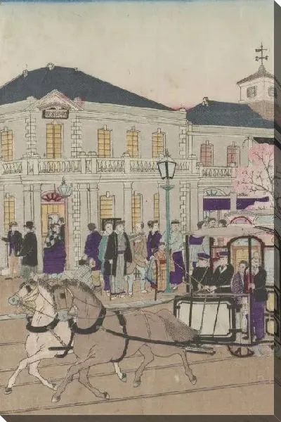 Картина Уличная сцена (1881) (Street Scene)