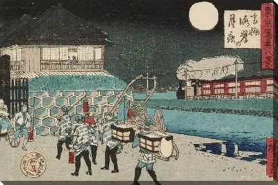 Картина Виды Токио (1877) (Photographic Eight Views of Tokyo)