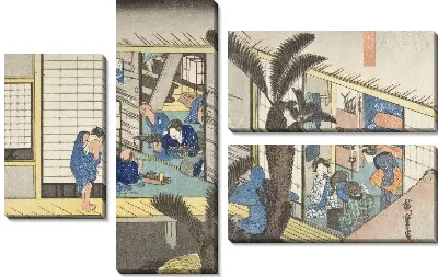 Картина Акасака (1833-1834) (Akasaka)