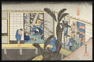 Картина Акасака (1833-1834) (Akasaka)