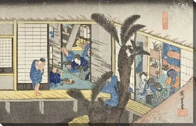 Картина Акасака (1833-1834) (Akasaka)