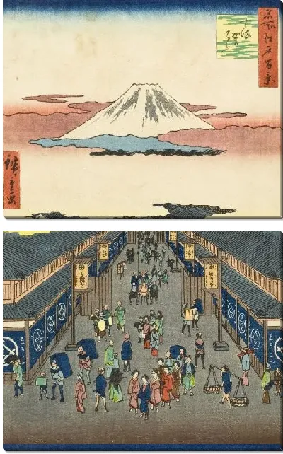 Картина Суруга-тё (1856) (Suruga-chō)