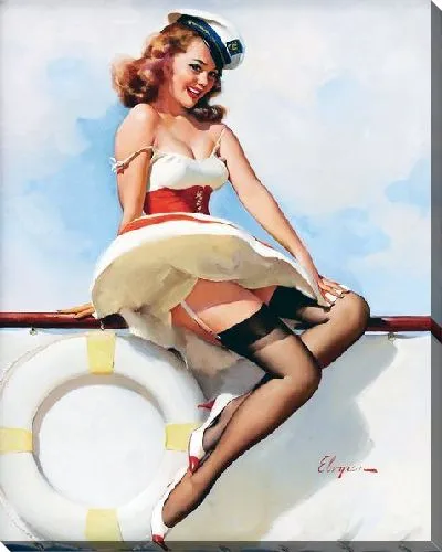 Постер Девушка на корабле