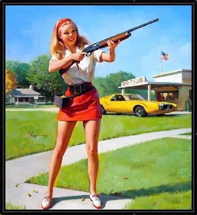 Девушка с ружьем