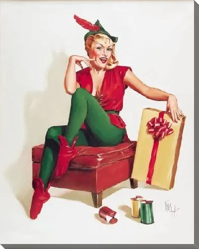 Картина маслом Девушка в костюме Робин Гуда