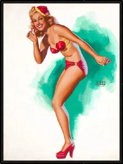 Картина Девушка в купальнике