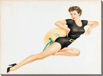 Девушка в чёрном боди