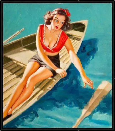 Девушка в лодке