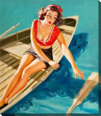 Девушка в лодке