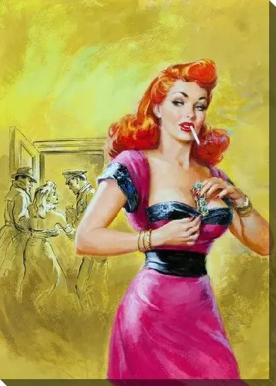 Картина маслом Девушка воровка