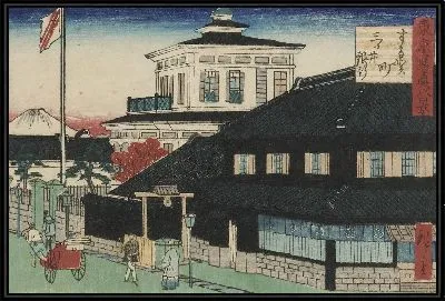 Картина Виды Токио (1878) (Photographic Eight Views of Tokyo)