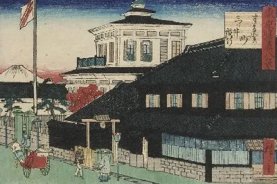 Картина Виды Токио (1878) (Photographic Eight Views of Tokyo)