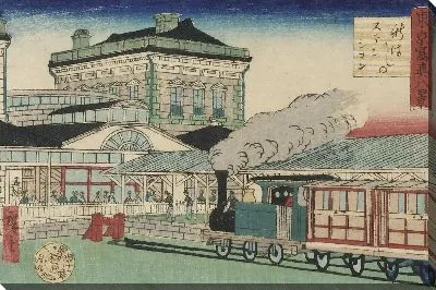 Картина Виды Токио (1878) (Photographic Eight Views of Tokyo)