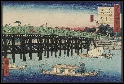 Картина Виды Токио (1878) (Photographic Eight Views of Tokyo)