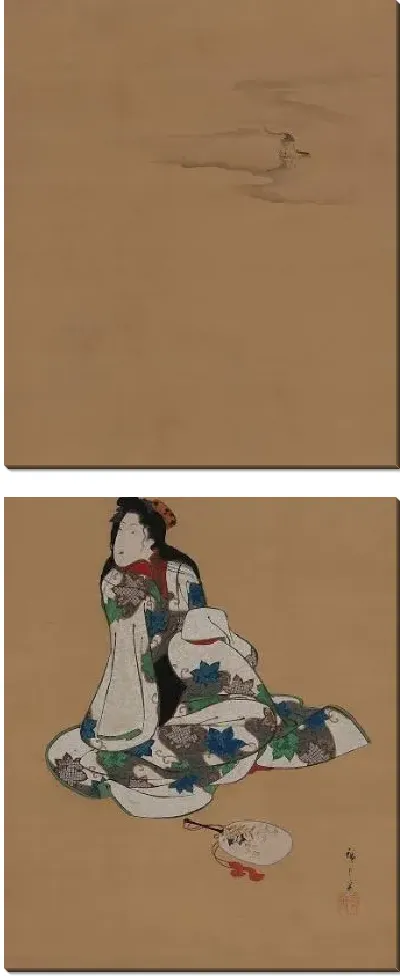 Картина Куртизанка Такао (1840) (The Courtesan Takao)