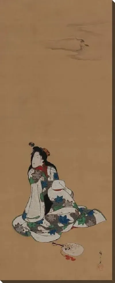 Картина Куртизанка Такао (1840) (The Courtesan Takao)