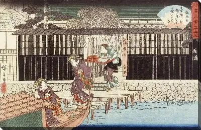 Ресторан Аояги (1839) (Aoyagi Restaurant in Ryōgoku District)