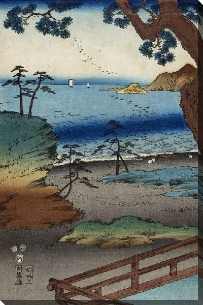 Картина Современный Гэндзи (1853) (The Ascendence of a Modern Day Genji)