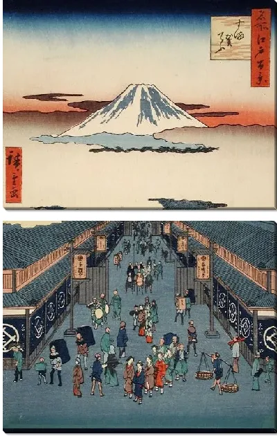 Картина Суруга-тё (1856-1859) (Suruga-chō)